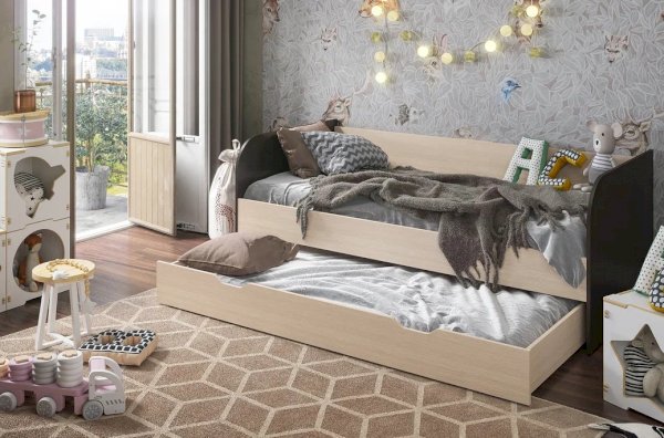 Кровать с выдвижным спальным местом Балли (Стендмебель) за 11 485 руб. -купить с доставкой по Омску на mebelmarket-omsk.ru
