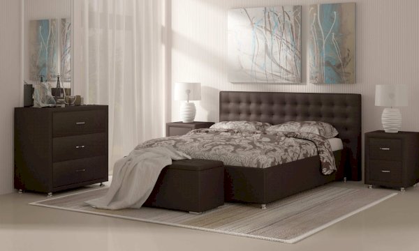 Кровать Siena/Сиена (с металлическим основанием) Сонум
